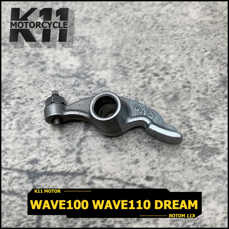 กระเดื่องวาล์ว WAVE100 WAVE110 DREAM กระเดื่องวาล์วไอดี กระเดื่องวาล์วไอดี W100 W110 1คู่