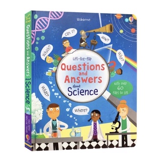 หนังสือ Usborne ภาษาอังกฤษ Lift-the-Flap Questions and Answers about science (EST)