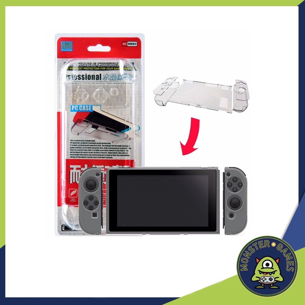 เคสใส Nintendo Switch ใส่ Dock ได้ (กรอบใส Nintendo Switch ใส่ Dock ได้)(เคสใสสวิต)(เคสใส Switch)(กรอบใส Switch)
