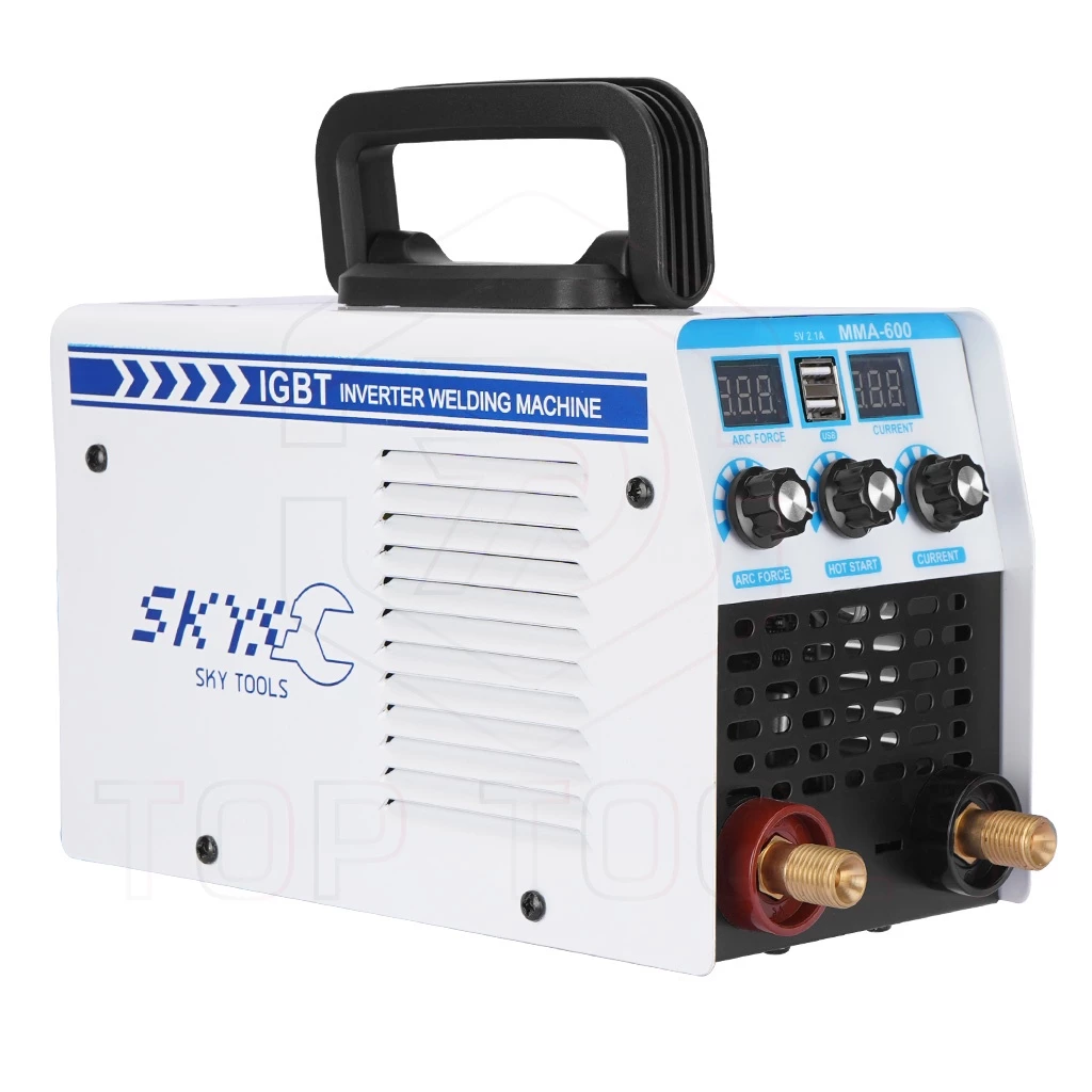 SKY TOOLS ตู้เชื่อมไฟฟ้า Inverter IGBTตู้เชื่อม MMA-600 เครื่องเชื่อม 2 หน้าจอ 3 ปุ่ม thumbnail 5