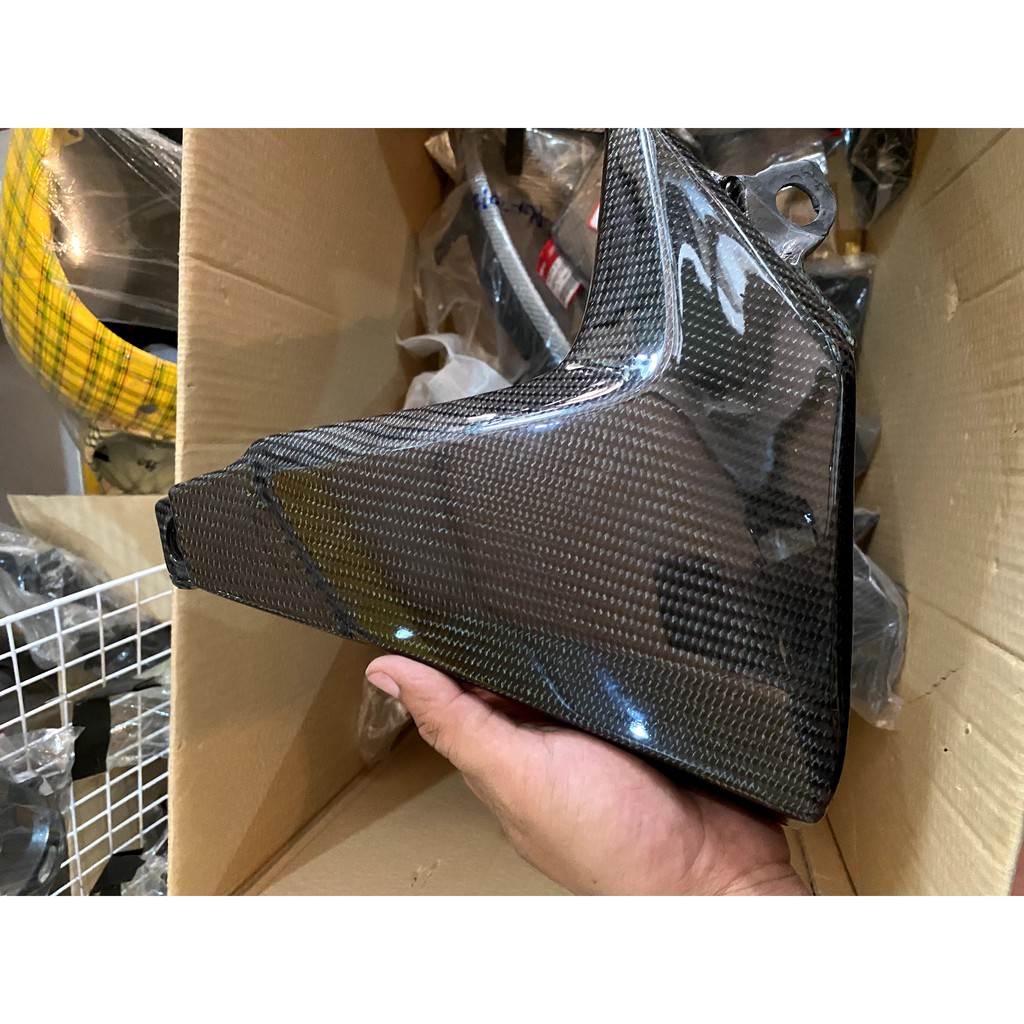 ครอบพักเท้า wave125i คาร์บอนแท้ ลาย2 ซ้ายขวา