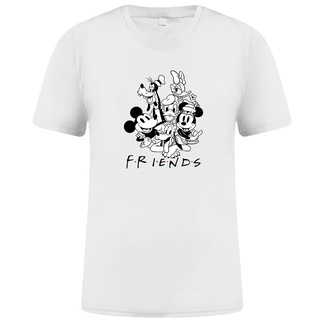 T-shirt  ขายดี เสื้อยืดลําลอง แขนสั้น คอกลม พิมพ์ลายตัวการ์ตูน Friends แนวสตรีท คลาสสิก ทรงหลวม สําหรับผู้ชาย PHjgip39CG