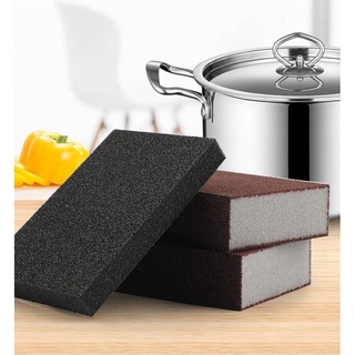 ฟองน้ำนาโน ผิวทราย ขัดหม้อ ขัดกระทะ ขจัดคราบดำผิวหม้อ คราบสน…