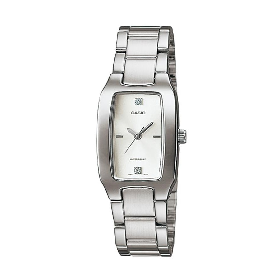 Casio Standard นาฬิกาข้อมือผู้หญิง สายสแตนเลส รุ่น LTP-1165,LTP-1165A,LTP-1165A-7C2 - สีเงิน