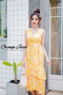 Maxi Dress พิมลายดอก