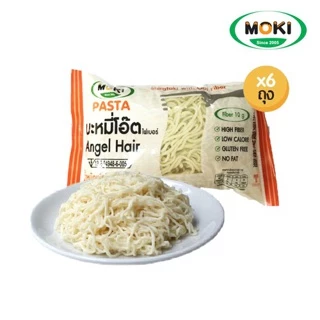 MOKI บะหมี่โอ๊ตไฟเบอร์ผสมบุก 200g x6 บุกเพื่อสุขภาพ (FK0154) Oat Fiber Angel Hair with Konjac