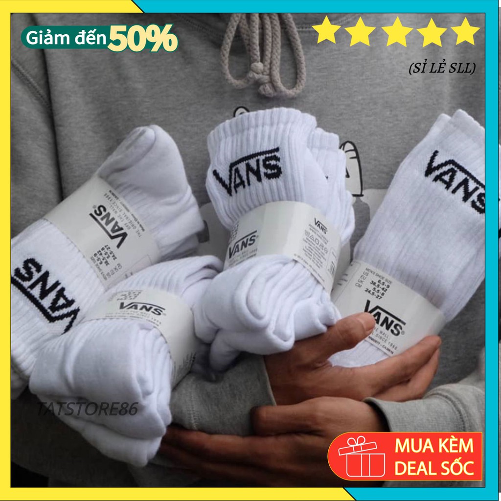 Vans Sports Socks High Top hot trend Summer TT52