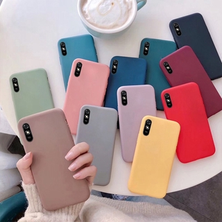 เคสซิลิโคนนิ่ม สีแคนดี้ เขียว ชมพู ม่วง สําหรับ Redmi 9A 9 A Xiaomi Redmi 9A Redmi9A 9 A