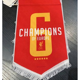 **ของแท้**ธงแขวน ลิเวอร์พูล แชมป์ยุโรป Liverpool Pennant