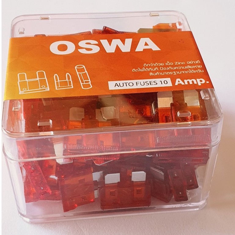 ฟิวส์เสียบOSWAแท้คุณภาพดีได้มาตฐานตัดไฟได้ดีป้องกันความเสียหายได้ทันขนาดปกติATYใช้ได้ทั้งไฟ12vและ24v - รูปที่ 4