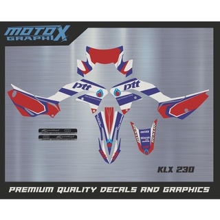 Sticker Decal สติกเกอร์ติดรถมอเตอร์ไซค์วิบาก รุ่น KLX230