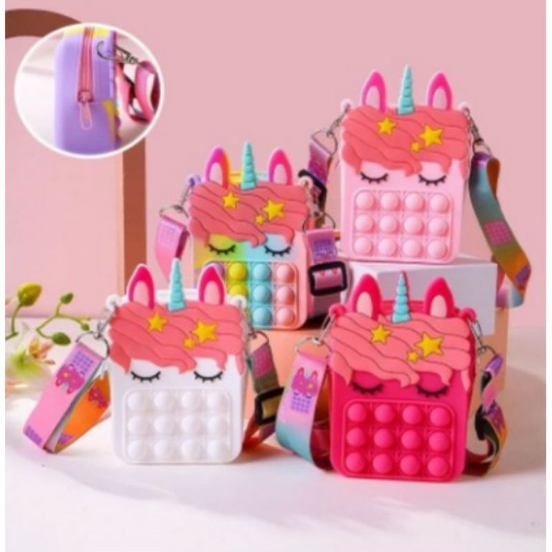 VIRAL POP IT BAG/ POP IT RAINBOW BAG/ VIRAL BAG/ POP IT SLEMPANG BAG