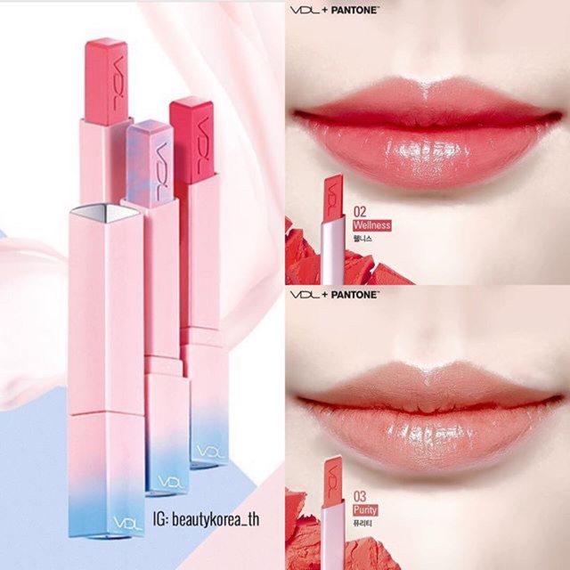 VDL X Pantone Expert Colour Lip Cube Tranquility