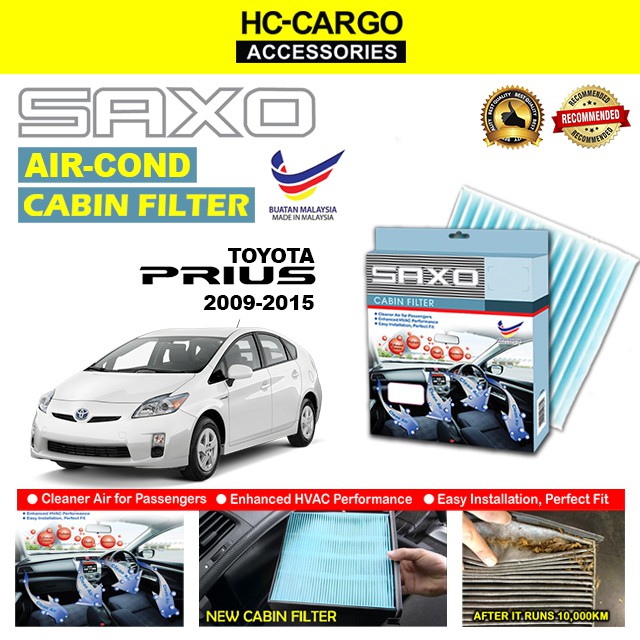 SAXO S - 093 Toyota Prius 2009-2015 AIRCOND Cabin Filter / CAR AIR CONDITIONER FILTER