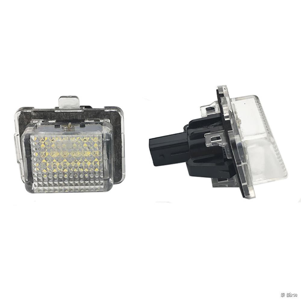 2 Pcs Canbus LED Car Number License Plate Light Assembly For Mercedes Benz W204 W212 W216 W221