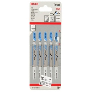 Bosch ใบเลื่อยจิ๊กซอว์ T118A 5 ใบ