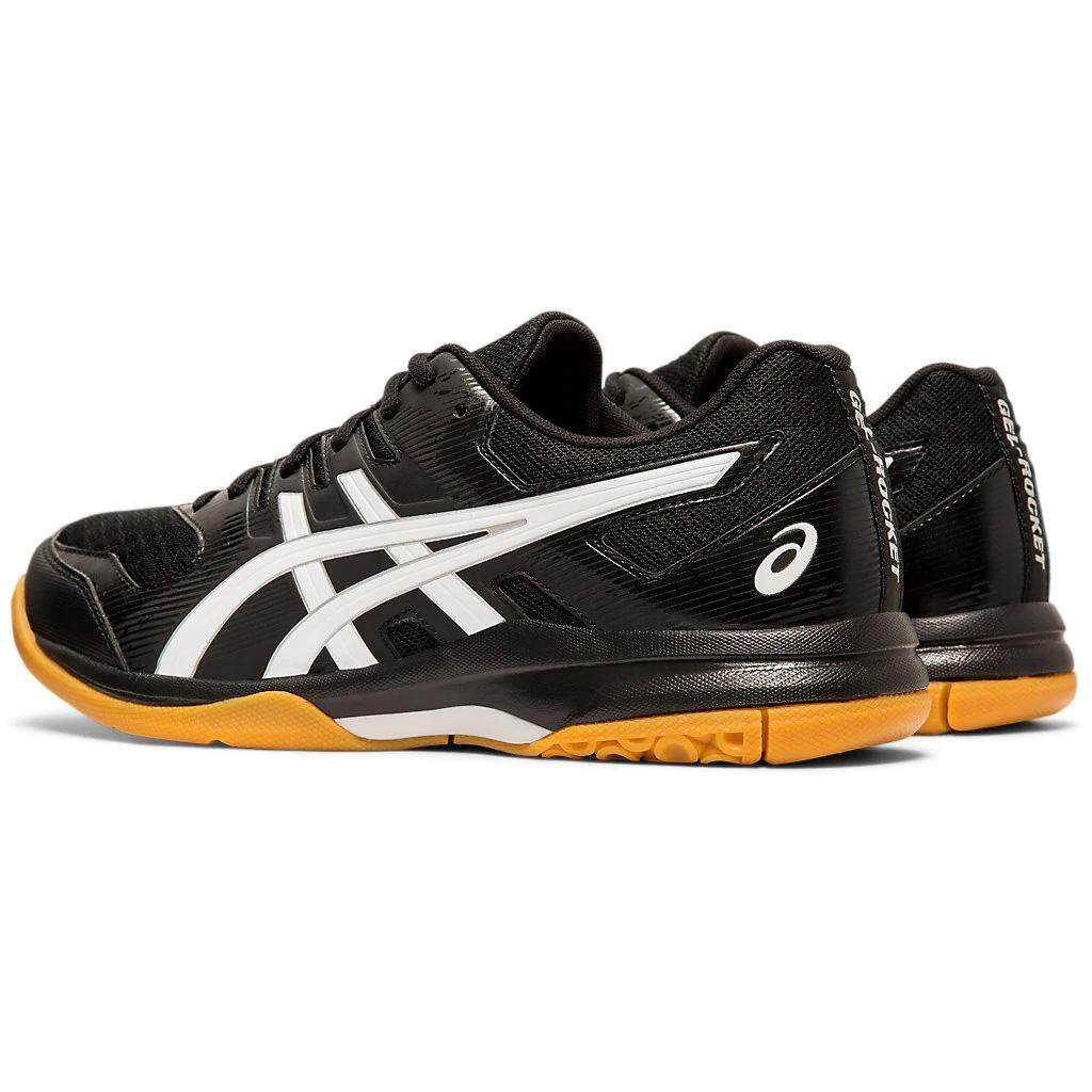 SALE!!Asics INDOOR COURT Men's รองเท้าแบตมินตัน,วอลเล่ย์บอล ผู้ชาย Gel-Rocket 9 (1071A030-001) - BLACK/WHITE #8