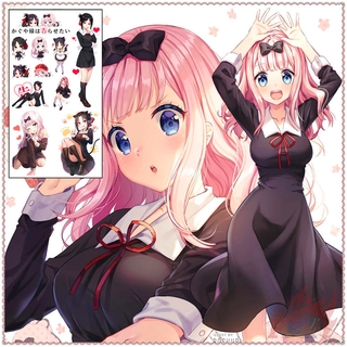 สติกเกอร์แทททู กันน้ำ ลาย Kaguya Sama: Love Is War