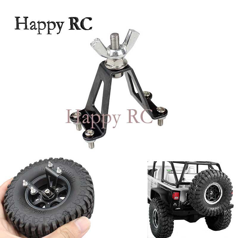 ยางอะไหล่กรอบโลหะยางอะไหล่วงเล็บล้อสําหรับ 1/10 axial SCX10 RC4WD D90 D110 RC4WD TRX4 CC01 RC crawle