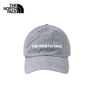 THE NORTH FACE HORIZONTAL EMBRO BALL CAP - TNF LIGHT GREY HEATHER หมวก หมวกปีก