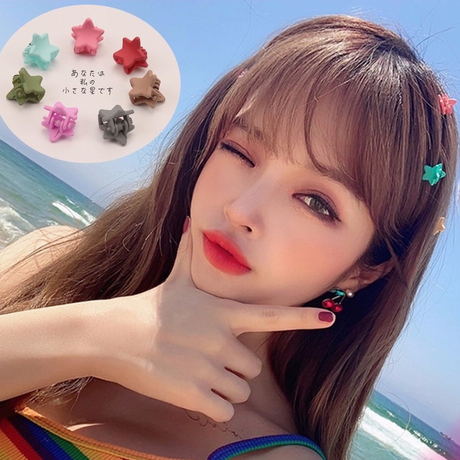 กิ๊บจิ๋ว 1 ชิ้น ตัวหนีบผม  🌸  สุ่มสี G038