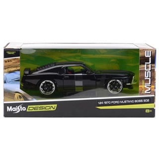 โมเดลรถเหล็ก 1:24 1970 Ford Mustang Boss 302 [Maisto]