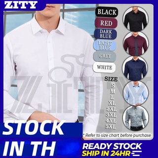 💥ผ้าดีที่สุด💥 ZITY เสื้อ ผู้ชาย เสื้อเชิ้ต เสื้อผ้าผู้ชาย หนานุ่ม ใส่สบาย ทนทาน