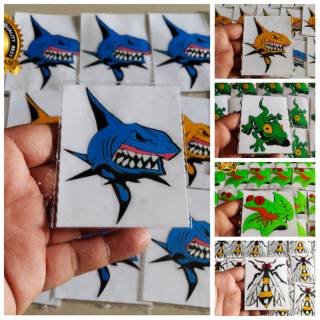 สติกเกอร์ ลายกบ ผึ้ง TOKE SHARK คุณภาพดี