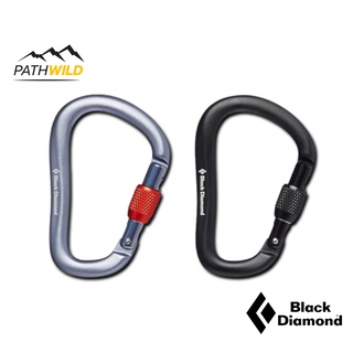 คาราบิเนอร์ อุปกรณ์ ปีนเขาโรยตัว ปีนหน้าผา BLACK DIAMOND ROCKLOCK SCREWGATE CARABINER