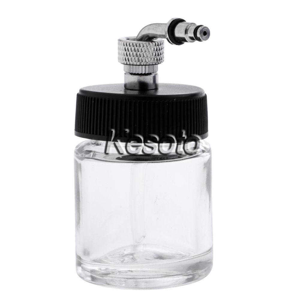 22CC Side-Pot Airbrush Glass Bottle Feed Airbrushing Paint Lid Adapter Cup