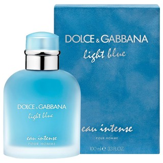 Dolce &amp; Gabbana Light Blue Eau Intense Pour Homme EDP 5ml -10ml นำ้หอมแท้แบ่งขาย