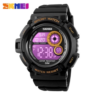 SKMEI Outdoor Sport Watch Men Simple Colourful LED Display Watches Waterproof Shock Resistant Digital Watch reloj