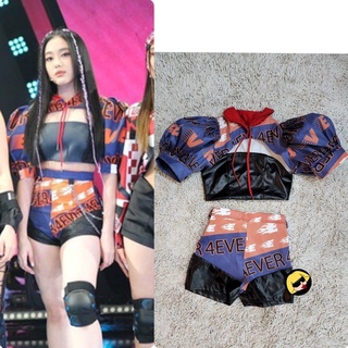 Babygaga 🖤💙🧡 ชุดเต้น ชุดโคฟ ชุดโคฟเวอร์ รับตัดชุด ชุด4Eve  4eve 4ever Dance Costume Cosplay Tailor Stitch Girl Group