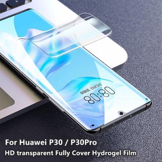 ฟิล์มไฮโดรเจล เหมาะสำรับ HUAWEI P30/P30 Pro ฟิล์มนุ่มใหม่ คุณภาพสูง อุปกรณ์กันรอยหน้าจอ เหมาะสำรับ Huawei P30 Pro