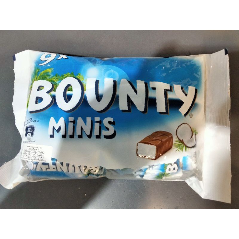 Bounty Minis Chocolate ช็อคโกแลตนม สอดไส้ มะพร้าว 250g