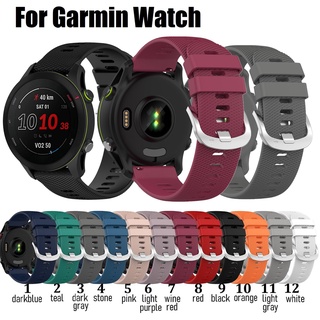 สายนาฬิกาข้อมือซิลิโคน แบบเปลี่ยน สําหรับ Garmin Forerunner 255 Garmin Forerunner 255s Garmin Venu 2 Garmin Venu sq Garmin Venu 2 plus FR 255.245 245M Garmin 745