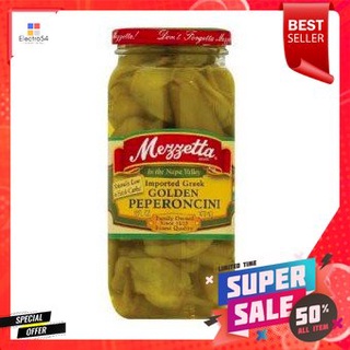 Mezzetta Golden Greek Peperoncini 473ml เมซเซตต้าพริกหยวกทอง 473 มล