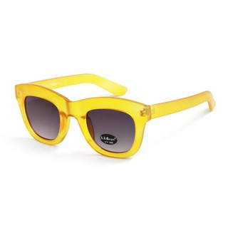 AJ Morgan Cinema Sunglasses Fade Yellow, Black Lens แว่นกันแดดสีเหลืองด้าน เลนส์ดำ