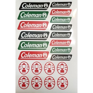 สติ๊อกเกอร์ coleman เเคมป์ เดินแ่า