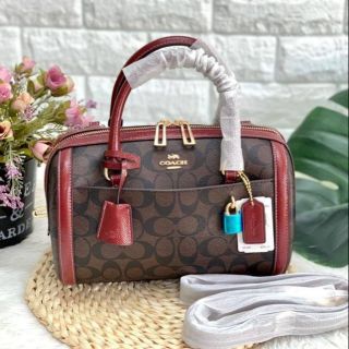 COACH ZOE BARREL SATCHEL IN SIGNATURE BAG
กระเป๋าถือ//สะพายข้าง