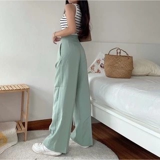 [03][ขายดี]LauraShop🧸🥐 กางเกงเอวสูงรุ่นUnnie Pant🔥🔥🔥