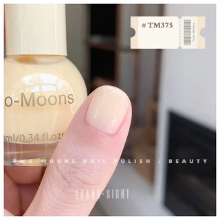 🔥พร้อมส่ง🔥 Two-moons ของแท้ ยาทาเล็บ สีทาเล็บกึ่งเจล ขนาด10ml*1 ไม่ต้องอบ สีสวย แห้งไว รุ่นใหม่ t4