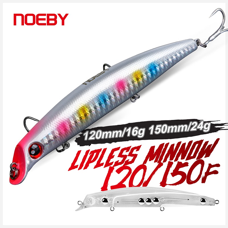Noeby 12cm16g 15 ซม.24g ลอย Minnow Lures ตกปลาเหยื่อประดิษฐ์สําหรับตกปลาสินค้า Wobbler NBL9029
