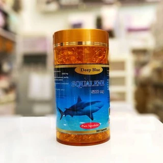 🔥🔥Deep blue น้ำมันตับปลาฉลาม 5000 mg จำนวน 360 เม็ด Exp. 03/2028
