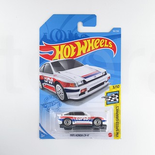 Hot wheels 1985 Honda CR-X(White and Turbo)