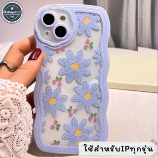 -พร้อมส่งในไทย-เคสซิลิโคน  กันกล้อง ดอกไม้ฟ้าหยัก TPU นิ่ม ใช้สำหรับIPทุกรุ่น #1024