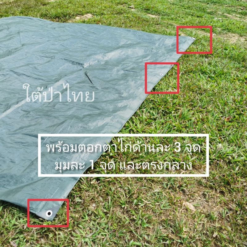 กราวชีท​ PE​ สำหรับรองพื้นกางเต็นท์ thumbnail 6