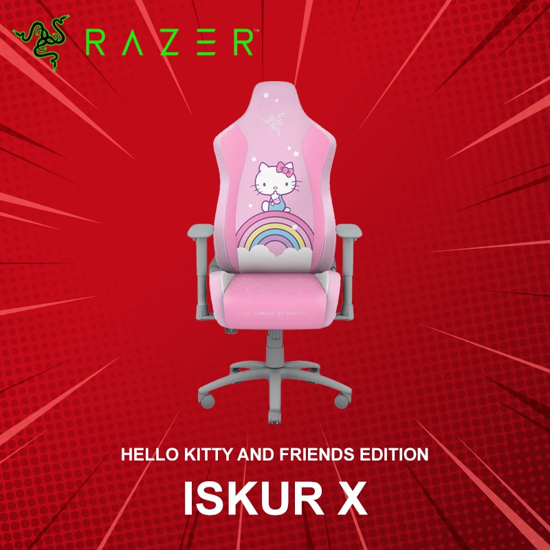 เก้าอี้เกมมิ่ง Razer Iskur X - Hello Kitty and Friends Edition ประกันศูนย์ 3 ปี