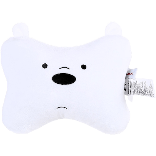 MINISO หมอนรองคอภายในรถยนต์ รูปกระดูก We Bare Bears Ice Bear