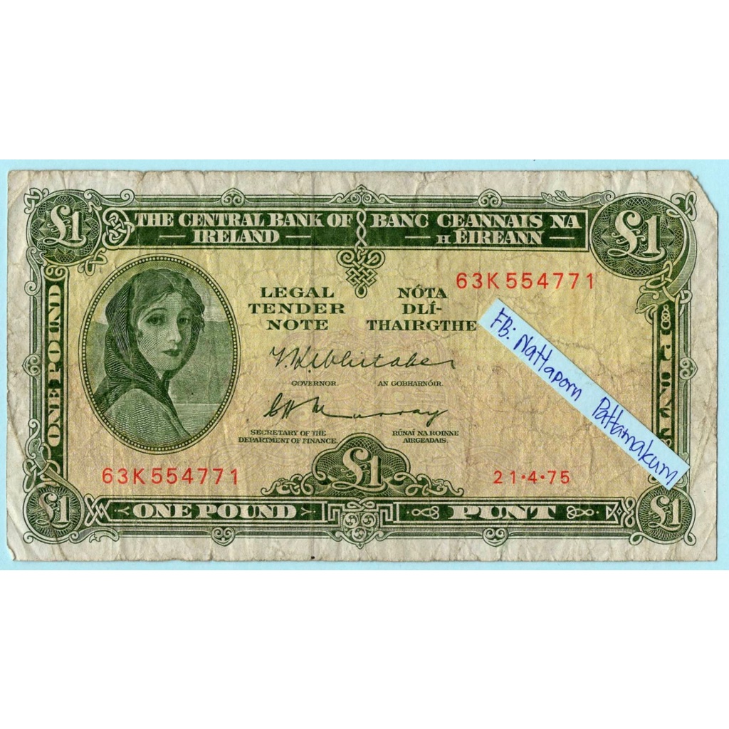 1975​ ไอร์แลนด์​ 1​ Pound​